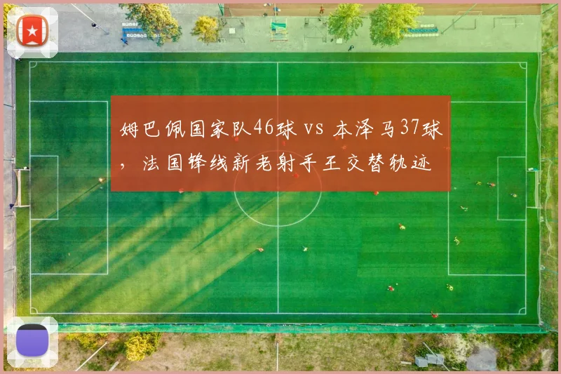 姆巴佩国家队46球 vs 本泽马37球,法国锋线新老射手王交替轨迹